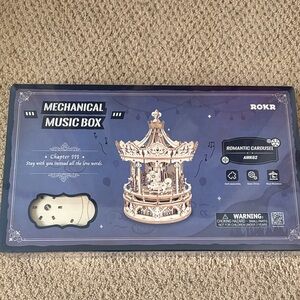 ROKR Romantic Carousel Music Box Kit